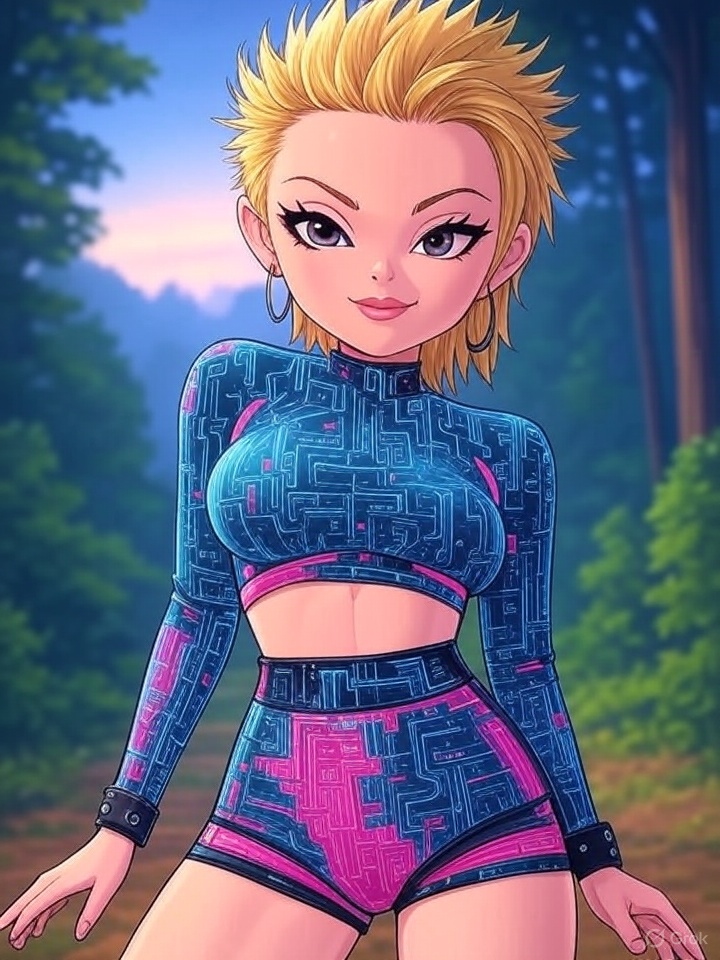Blond Girl Rural Rebel ASIC Artwork